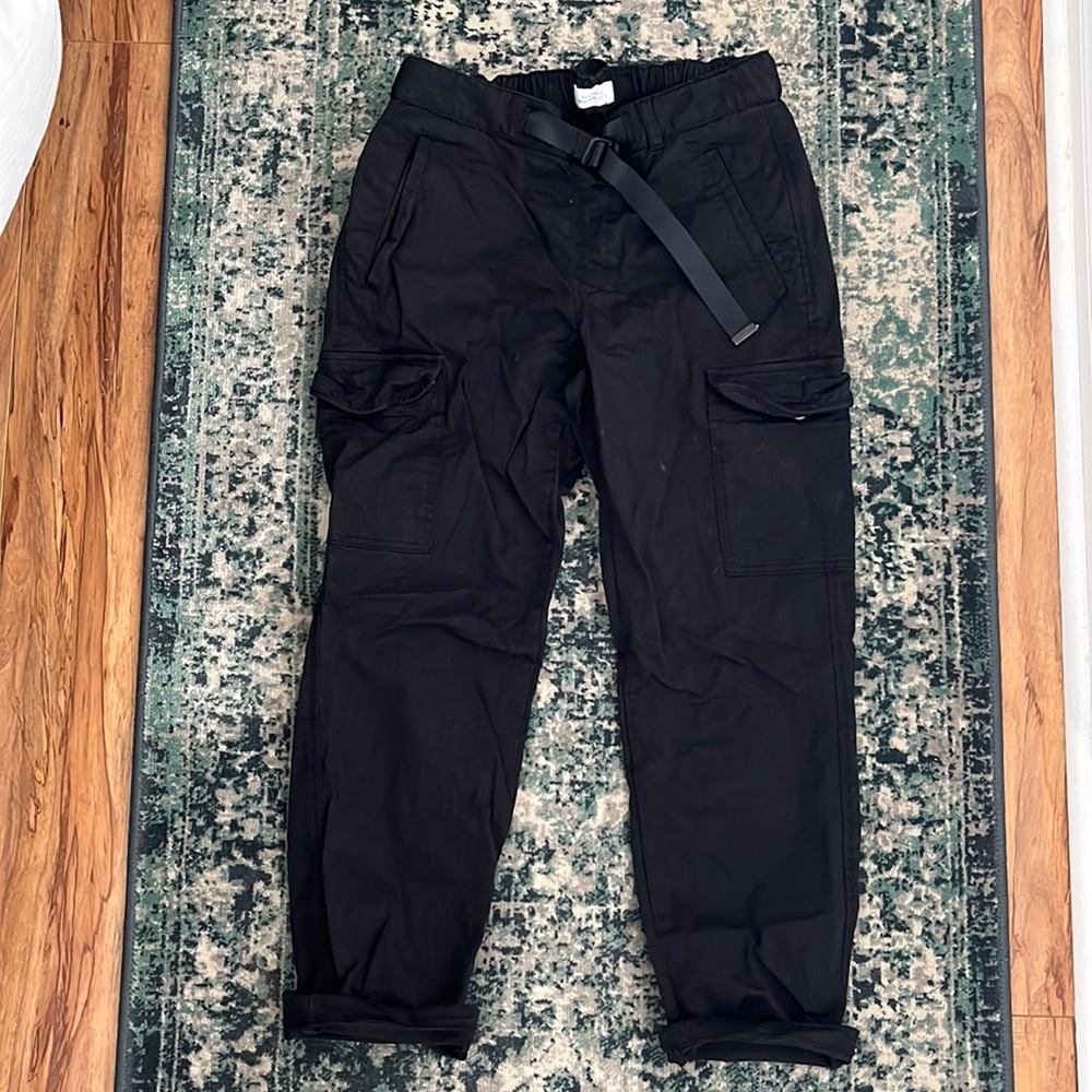 Saturdays New York black cargo pants size small